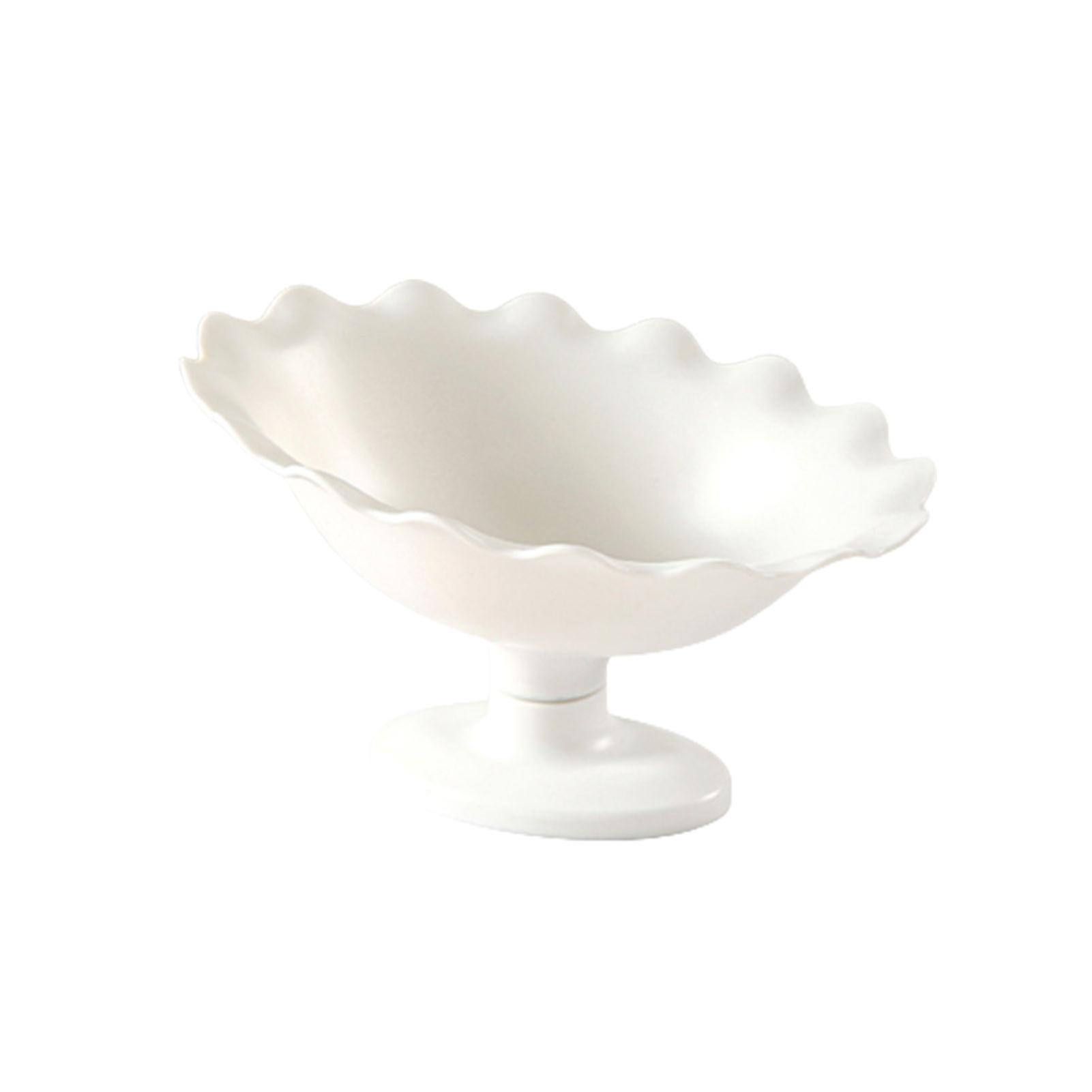 Flower Shape Fruit Snacks Dessert Plates Non-slip Stable Table Storage Container