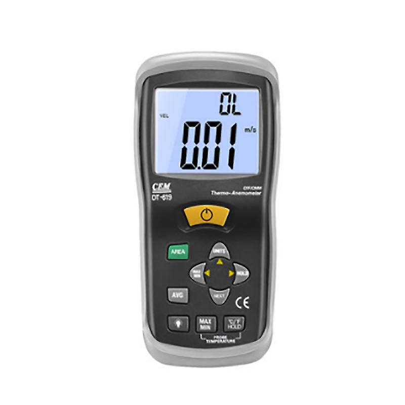 Dt-619 Industrial Special Air Temperature, Wind Speed And Air Volume Test Portable Anemometer