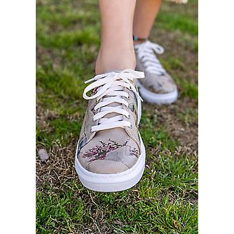 Unisex Kids Vegan White Sneakers Cats of Space Kids