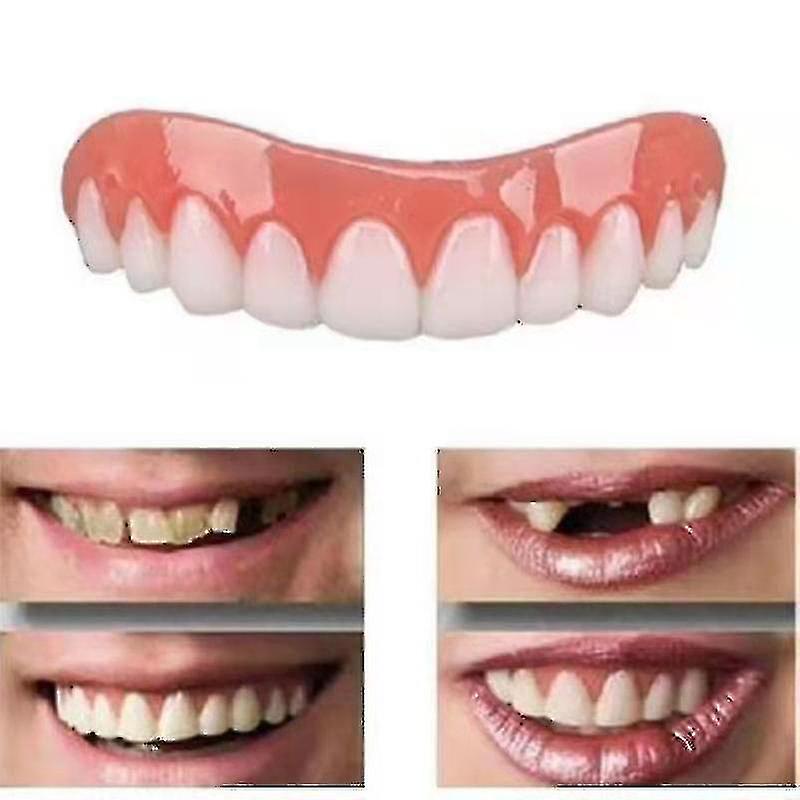 2 Sets Of Dentures, Upper and Lower Jaw Dentures, Natural and Comfortable, Protect The Teeth, and Re