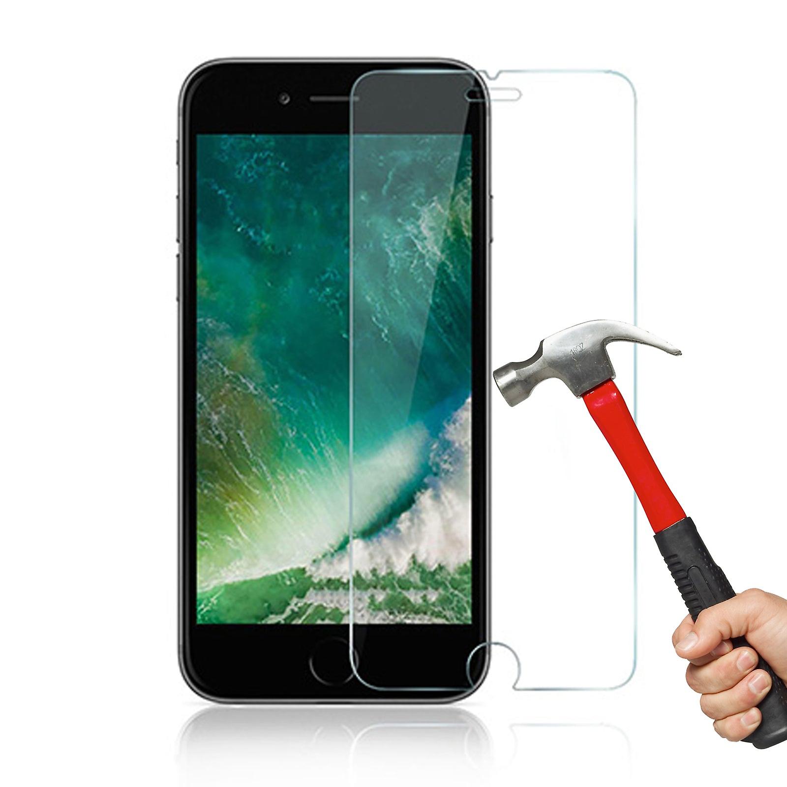 9H Tempered Glass Screen Protector For Apple Iphone 7 Plus Front + Anti-scratch Back