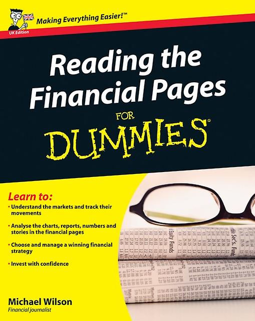 Reading The Financial Pages For Dummies by Michael Wilson Paperback Book