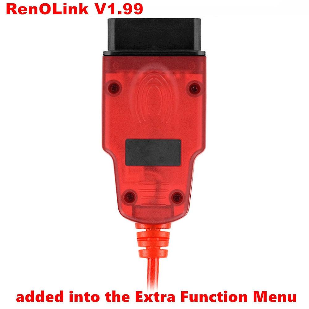 Renolink V1.99 V1.98 Added Extra Function V1.87 For Renault Ecu Programmer Resetting Key Coding Uch Match Dashboard Coding