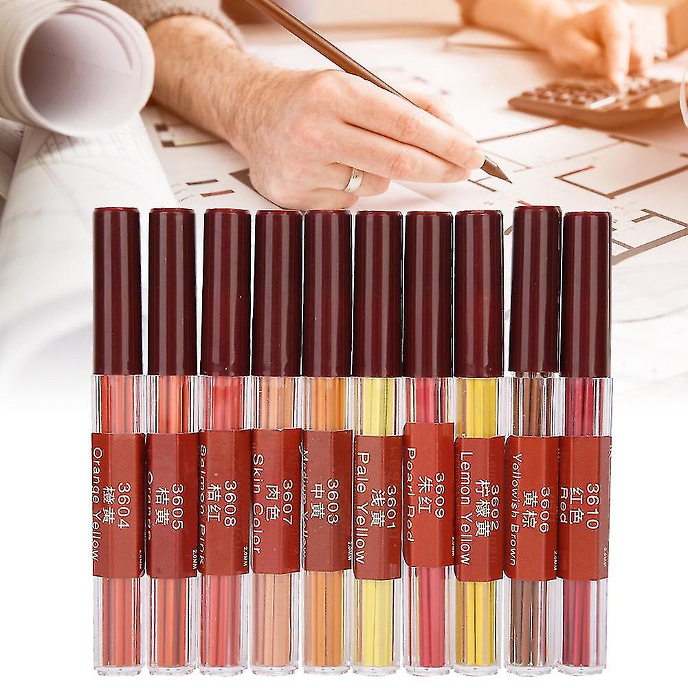 2.0mm Mechanical Pencil Colored Leads Core Replacement Accessories for Anime Project Designing