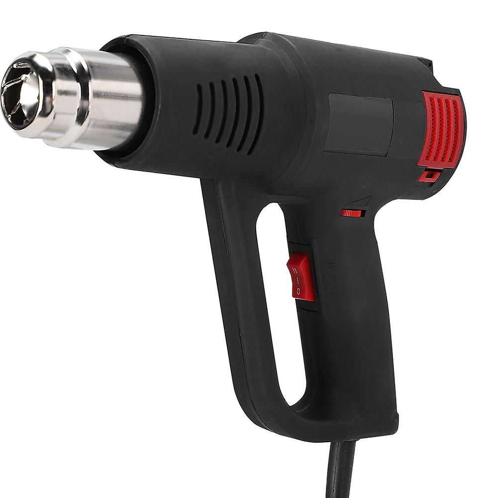 Pistola de Ar Quente 2000W com Luz de Costura LED & Ajuste de Temperatura