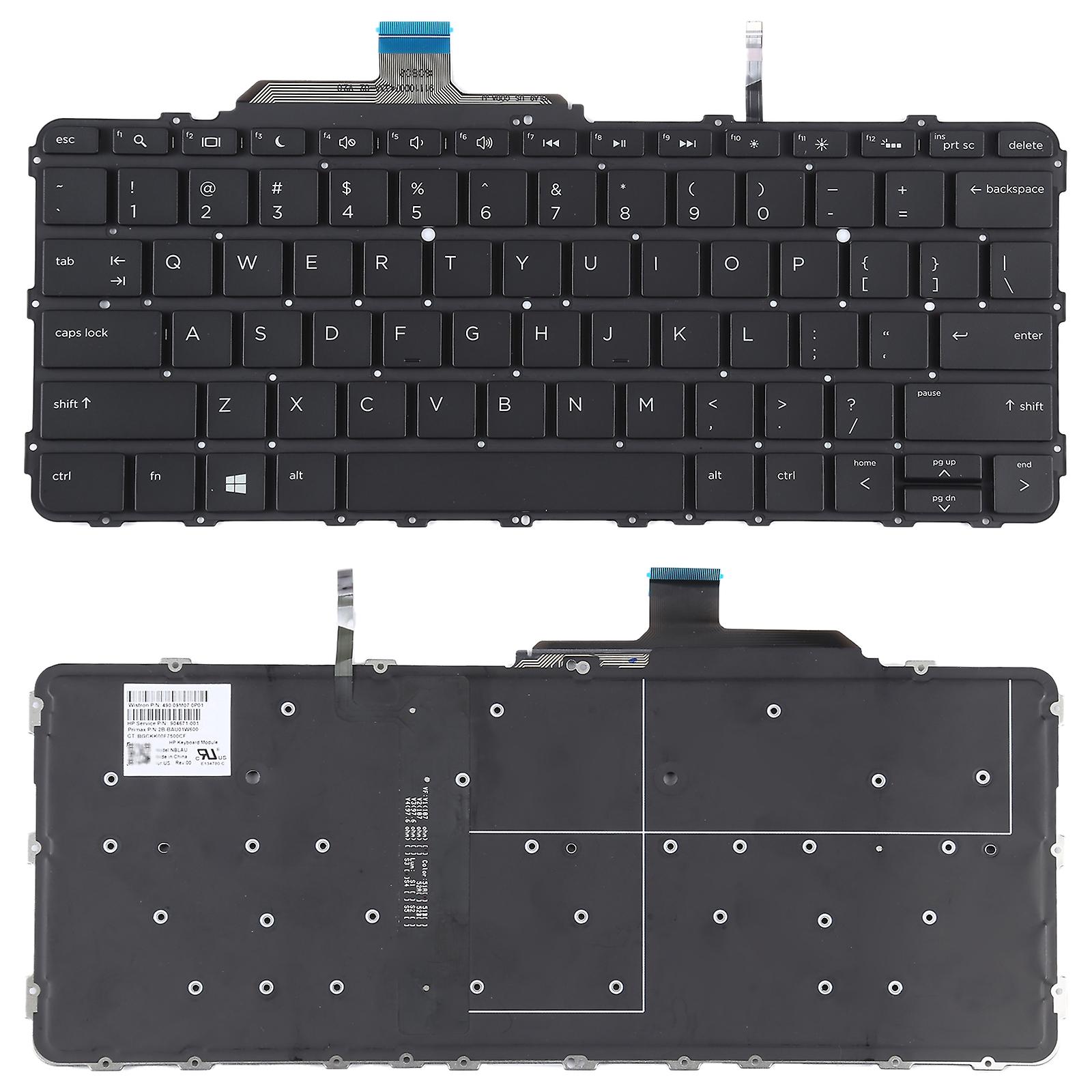 US Keyboard with Backlight For HP itebook Folio G1 For HP Elitebook Folio G1