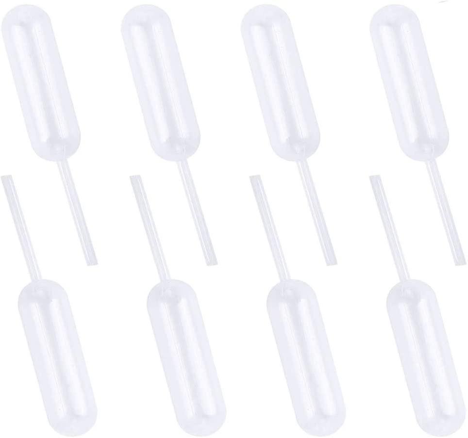 4ml Plastic Squeeze Transfer Pipettes Disposable Liquid Dripper Jam Straw Pack de 100