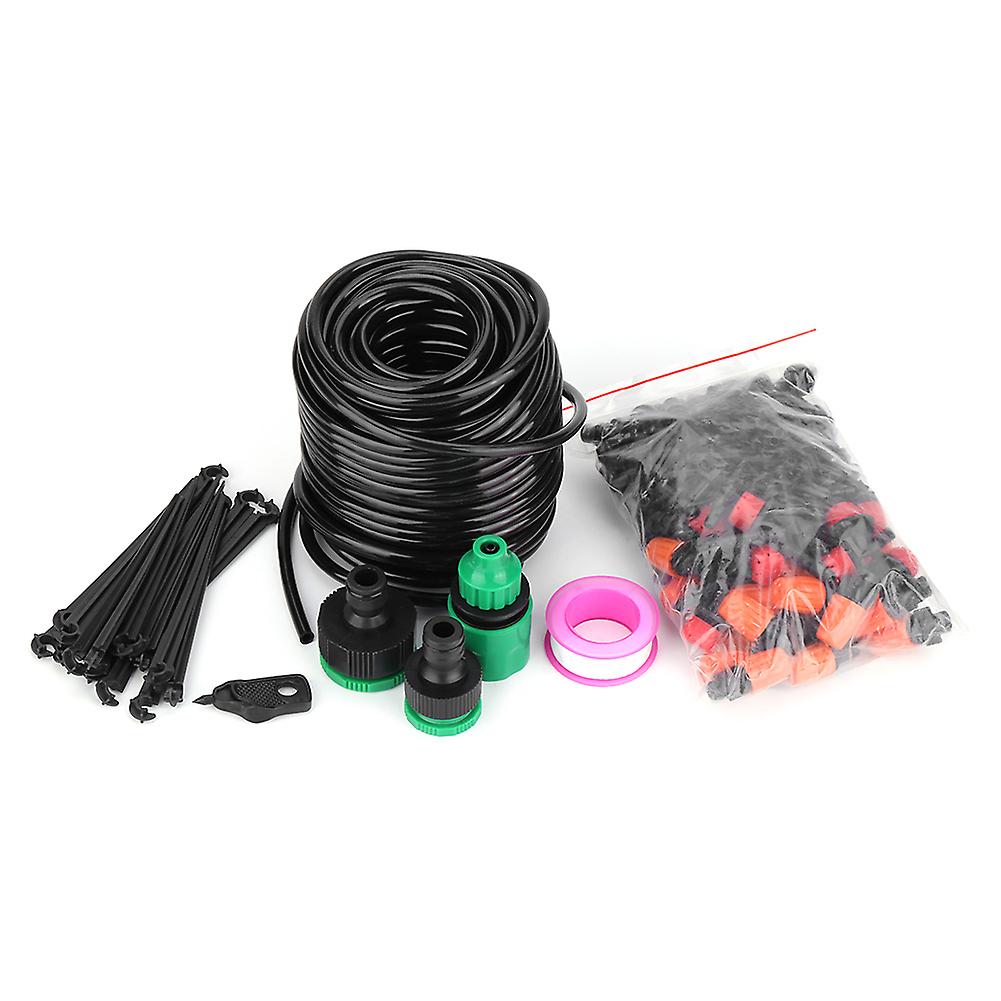 25m Micro Water Irrigation System, Automatic Watering Hose Kit for Garden Greenhouse Plants