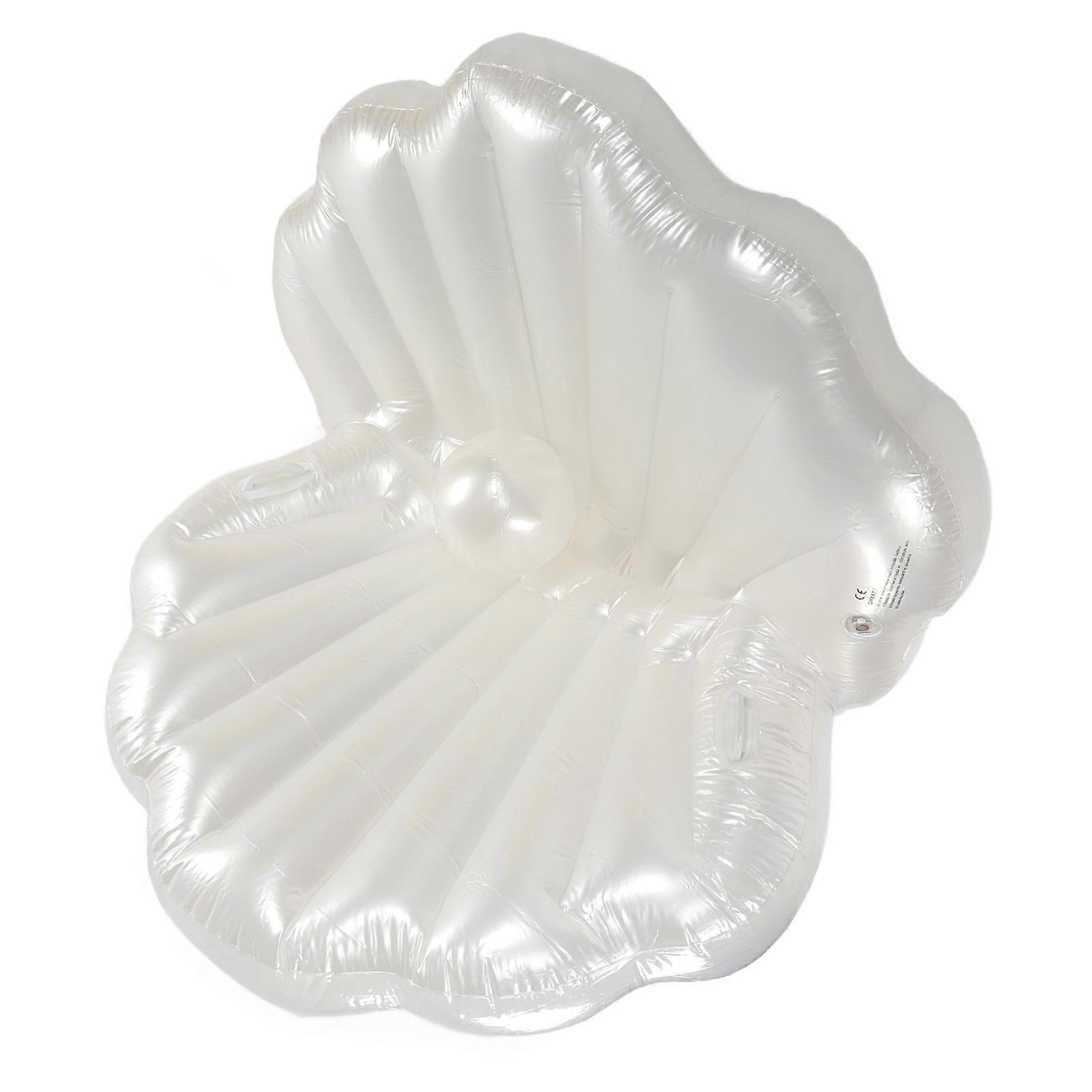 Pearl Shell Inflatable Floating Row Swimming Pool Inflatable Floating Bed Swimming Ring 
