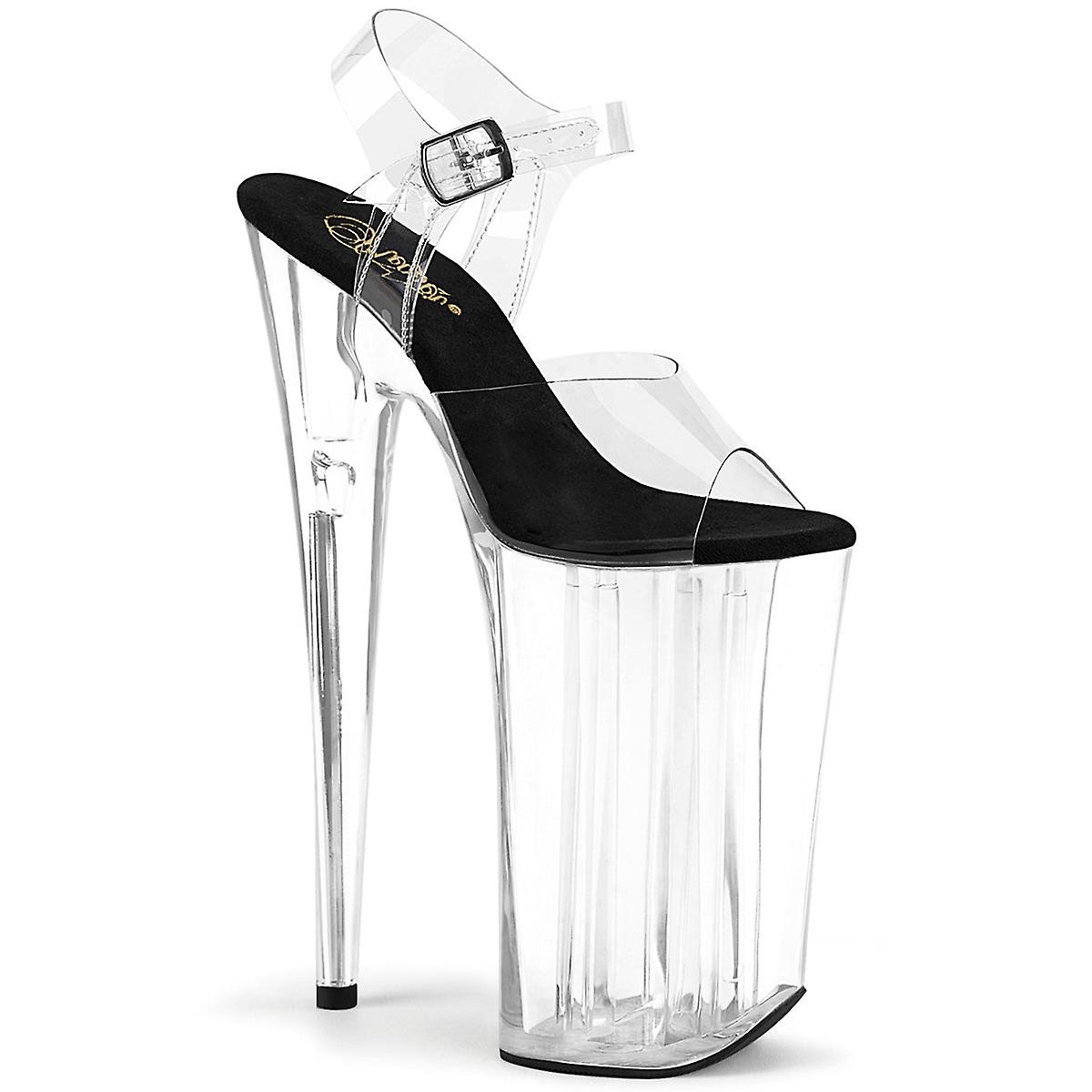 Pleaser Dame Pumps Beyond-008 Clr-blk/clr