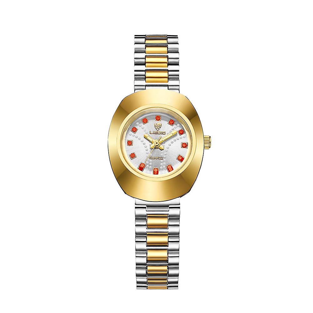 Mode Wasserdichte Quarzuhr Gold