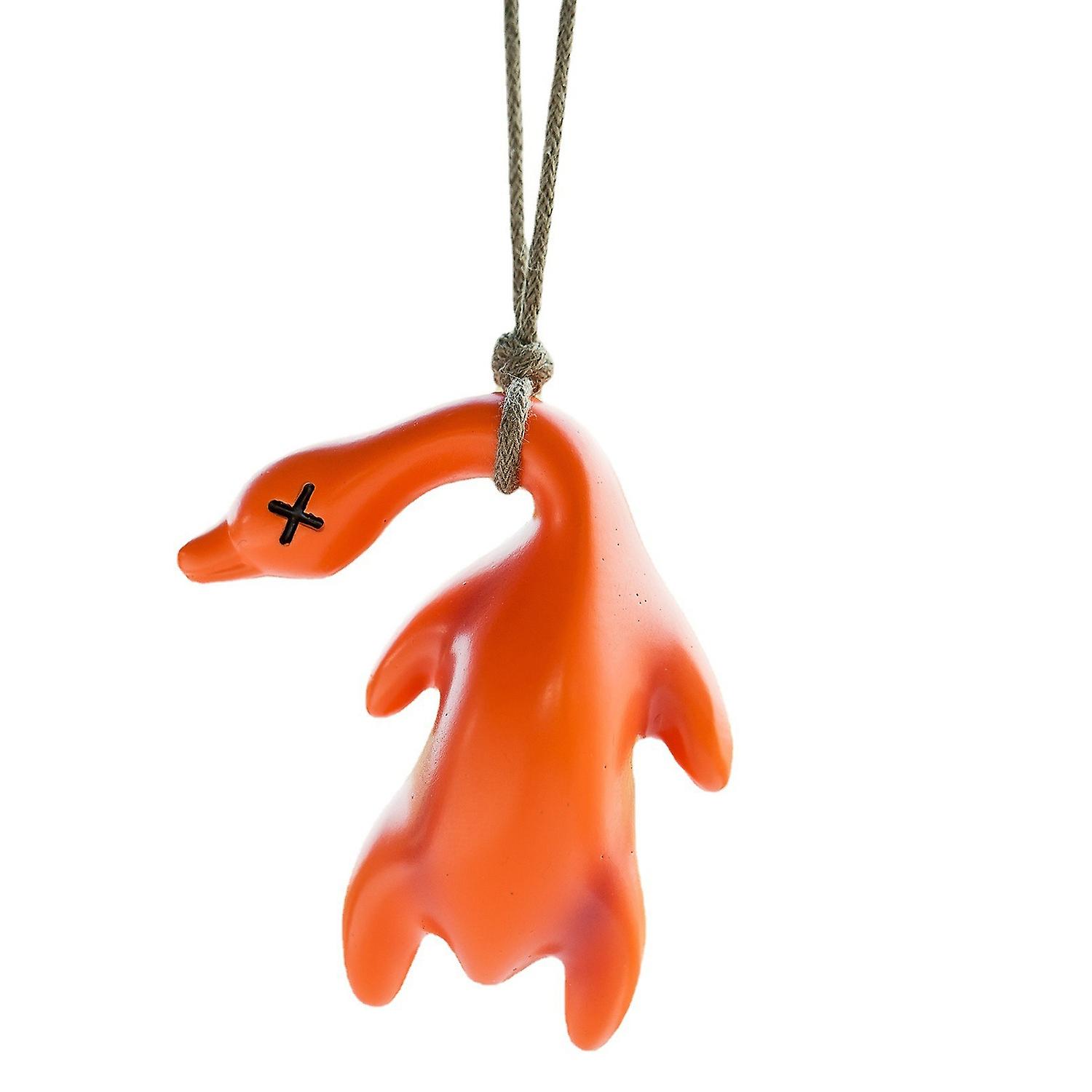 Car Pendant Collectible Interior Decor Resin Craft Rearview Mirror Adorable Roast Duck Hanging Ornam