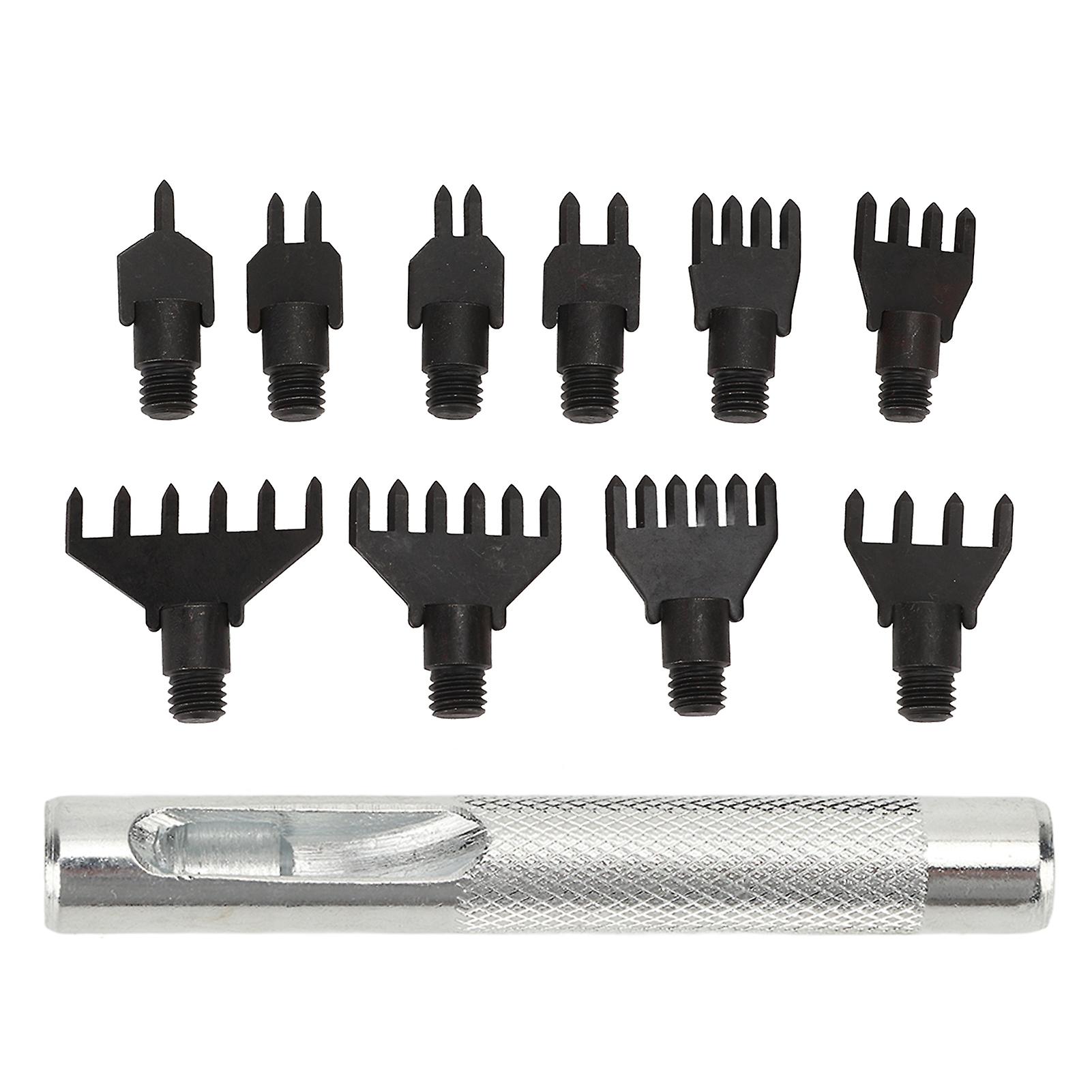 2025 Latest Model  Prong Chisel Kit Replaceable Leather Stitching Belt