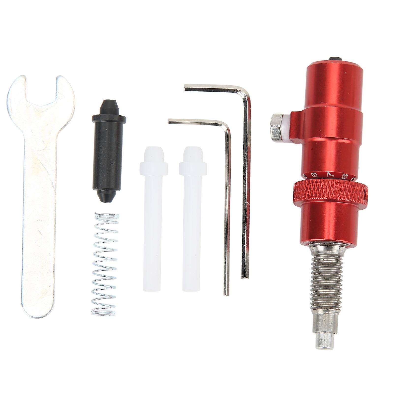Red Aluminum Alloy Spring-Loaded Archery Plunger for Recurve Bows