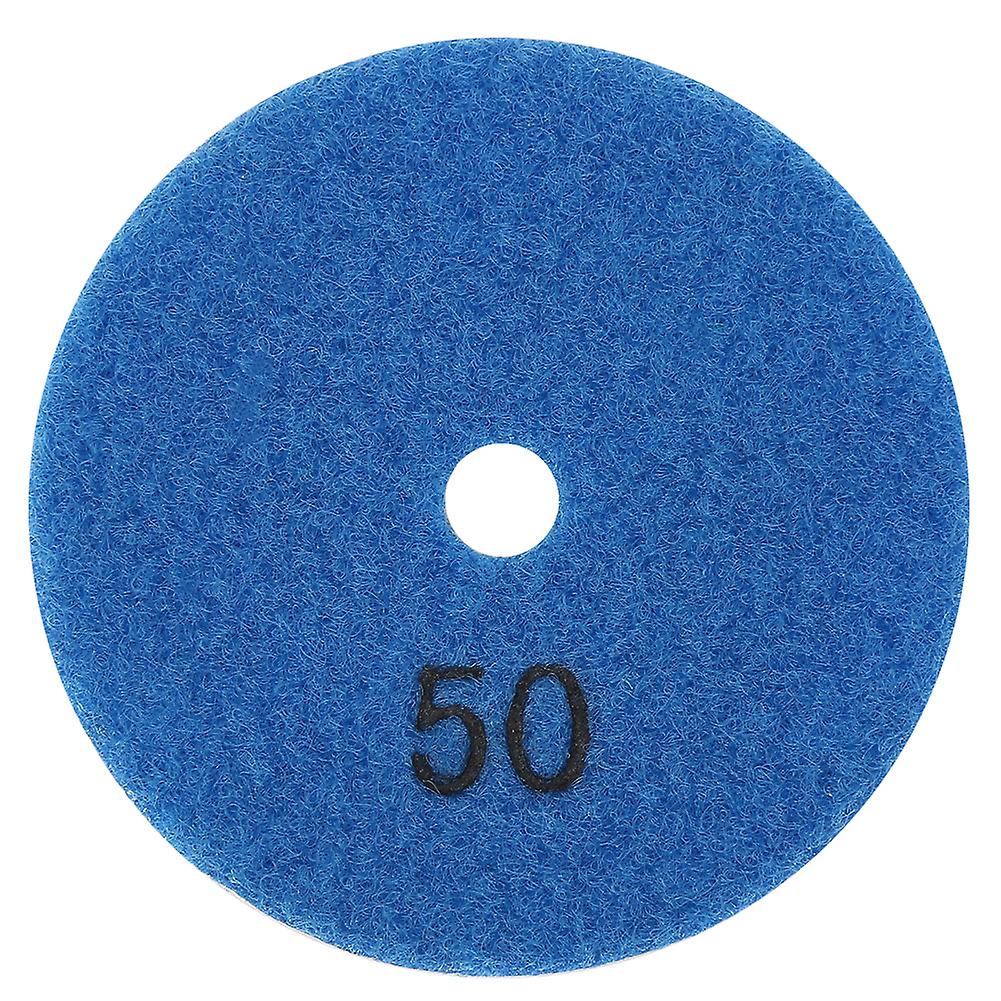 3inch Round Diamond Polishing Pad Granite Marble Grinding Disc Wet Polisher Tool (50#)