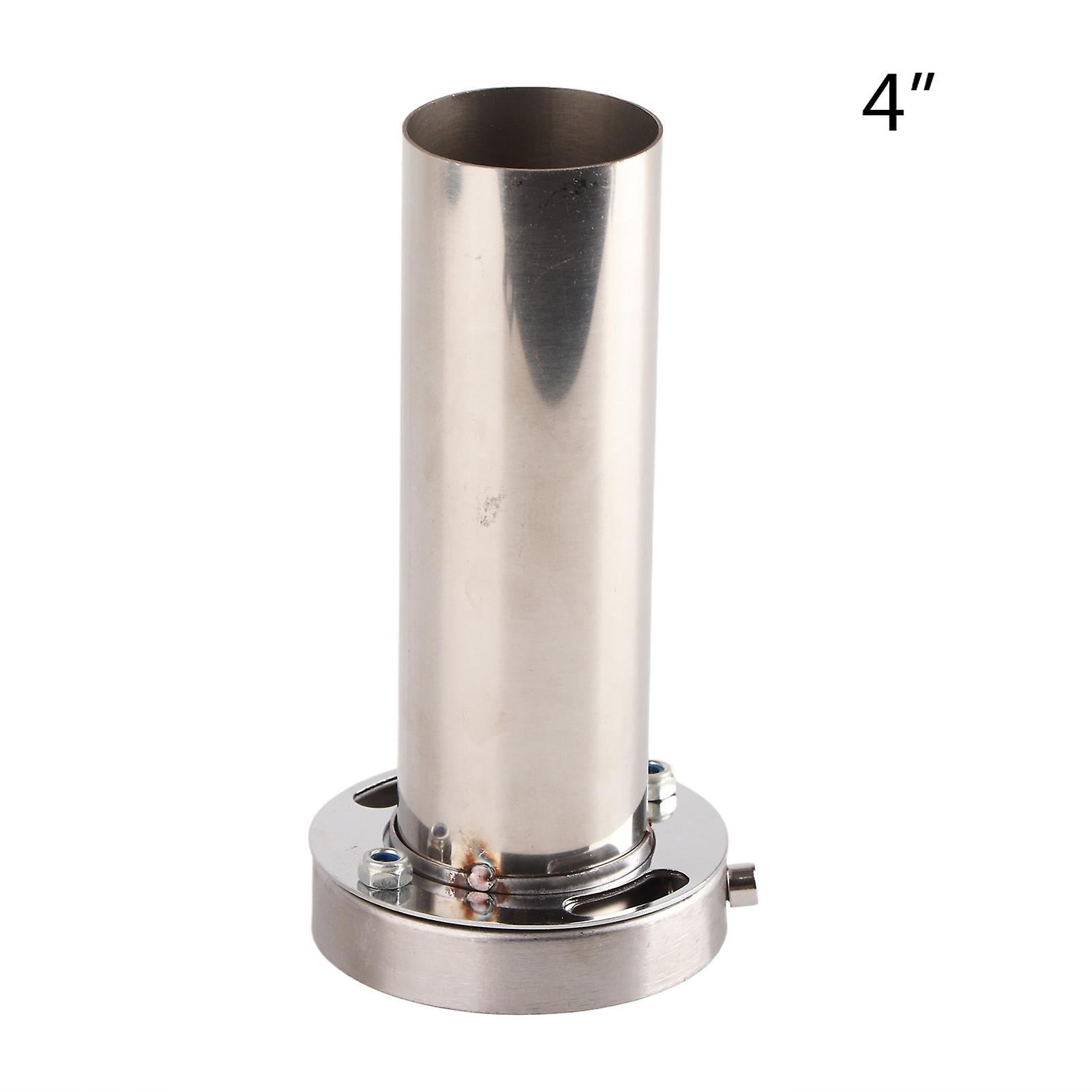 Universal Adjustable 4 inch Round Round Exhaust Tip Tip Removable Sound Silencer