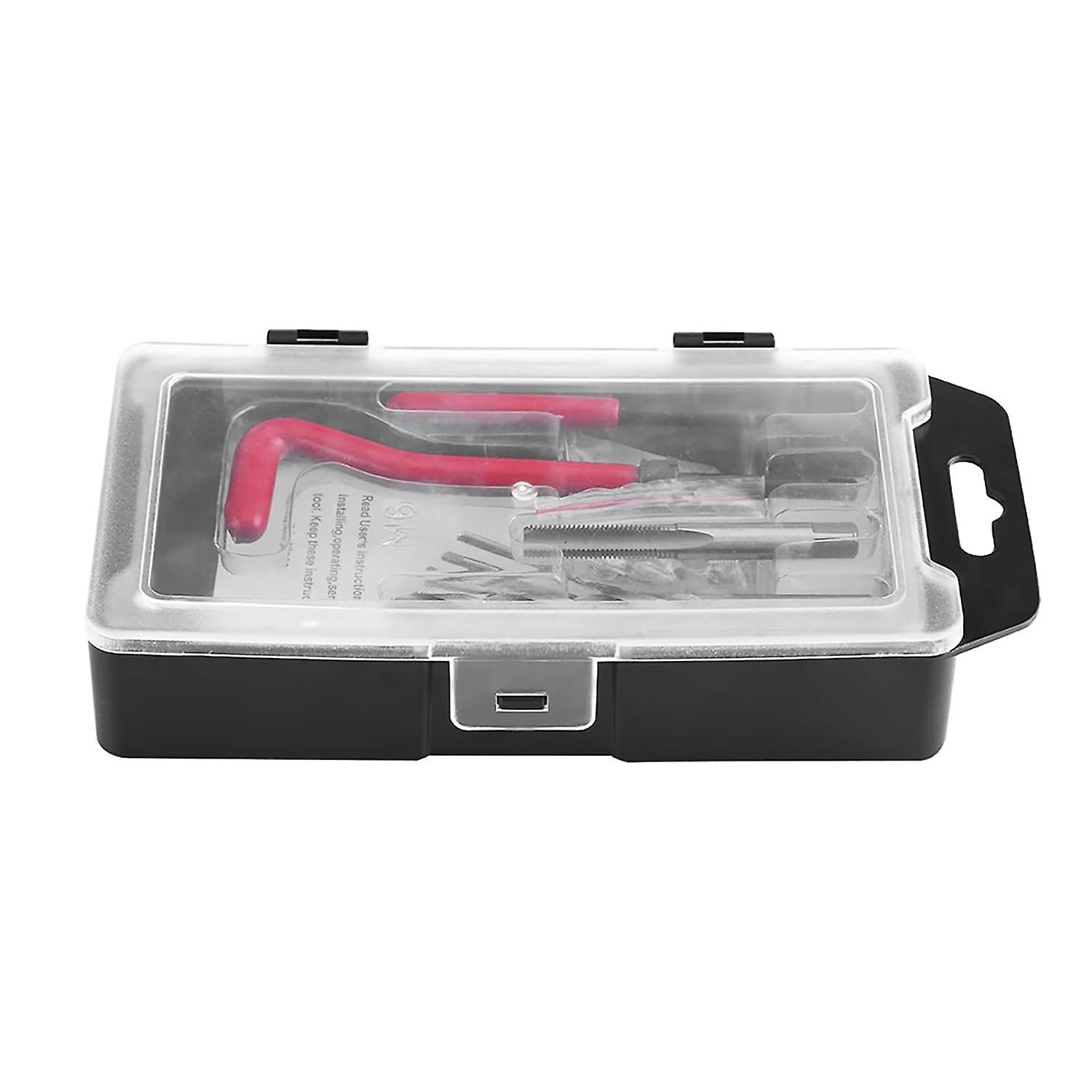 Thread Repair Kit,25pcs Thread Tool Auto Repair Tool Thread Repair Insert Kit Compatible Hand Tool S