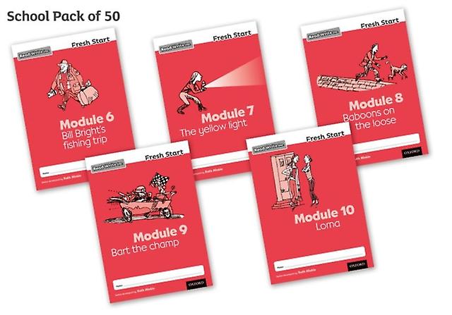 Read Write Inc. Fresh Start Modules 610 School Pack Of 50 by Gill Munton Paperback Book