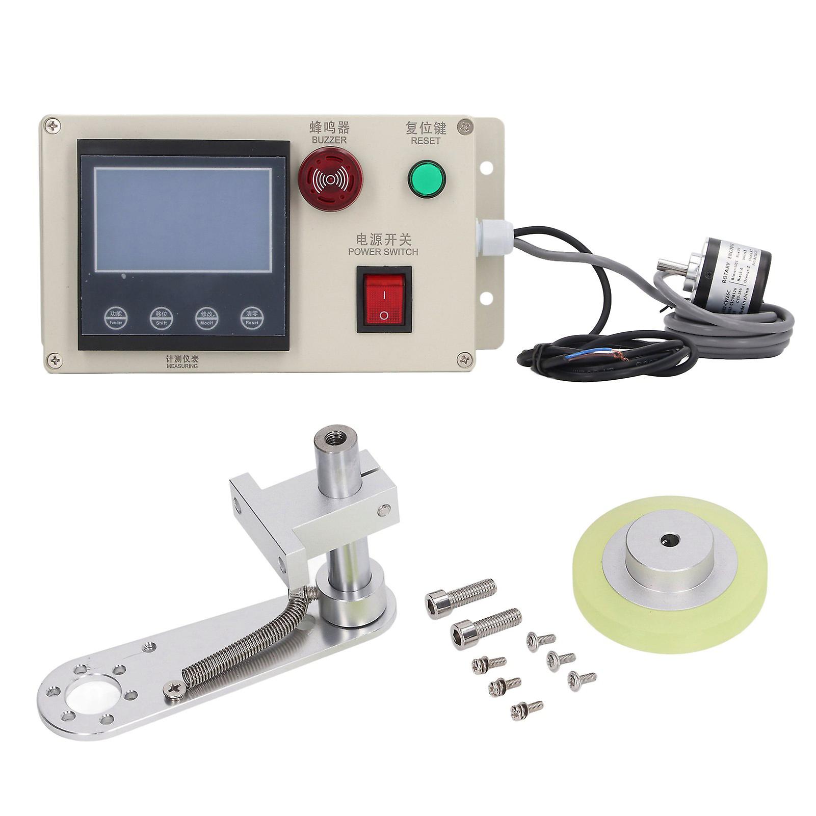 Meter Counter Double Row 8 Digit Positive Negative Counting Length Counter Meter AC100‑240V