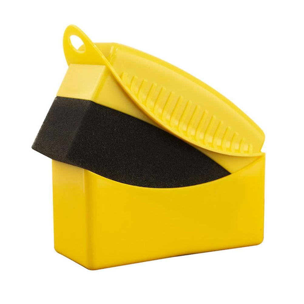 Tyre dressing applicator pad with cover for easy gel application