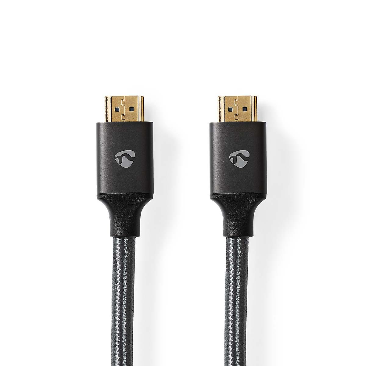 Ultra High Speed HDMI-kabel ™ | ™ HDMI-aansluiting | ™ HDMI-aansluiting | 8K@60Hz | 48 Gbps | 1,00 m | Rond