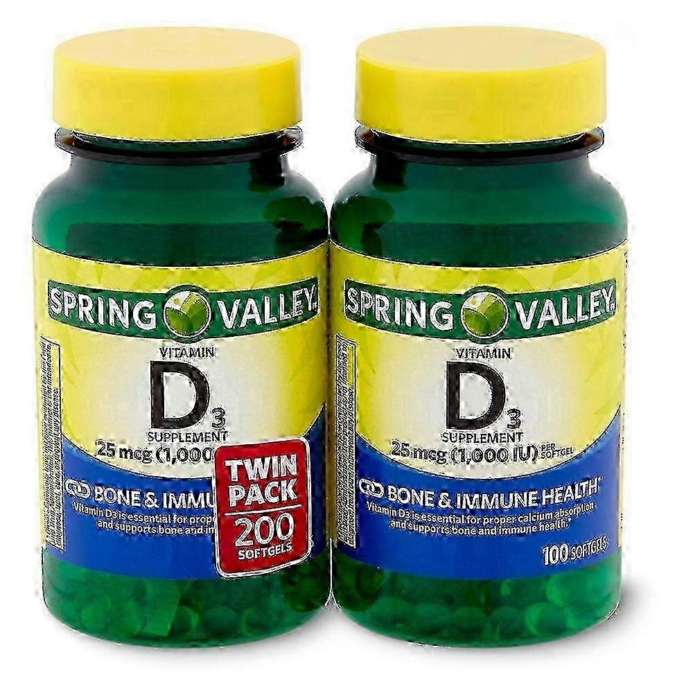 Bahar Vadisi Vitamin D3 Softgels, 2 adet