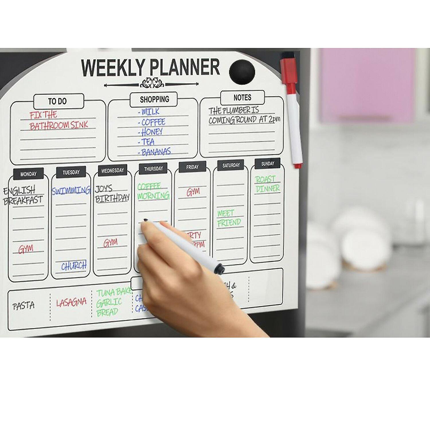 Haven Weekly Planner Whiteboard With Accessories