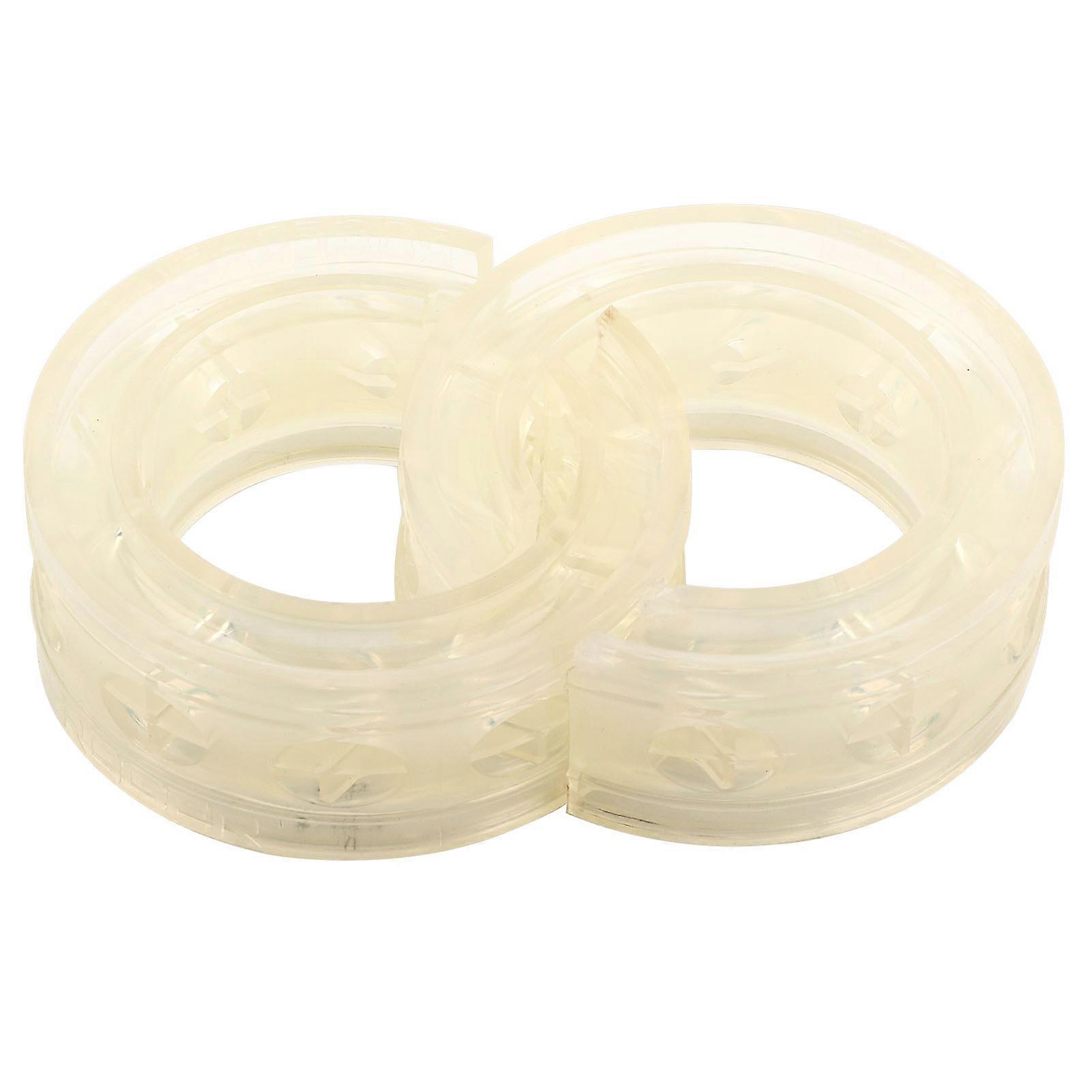 2pc Transparent Car Shock Absorber Buffer Spring Bumper Cushion Type D