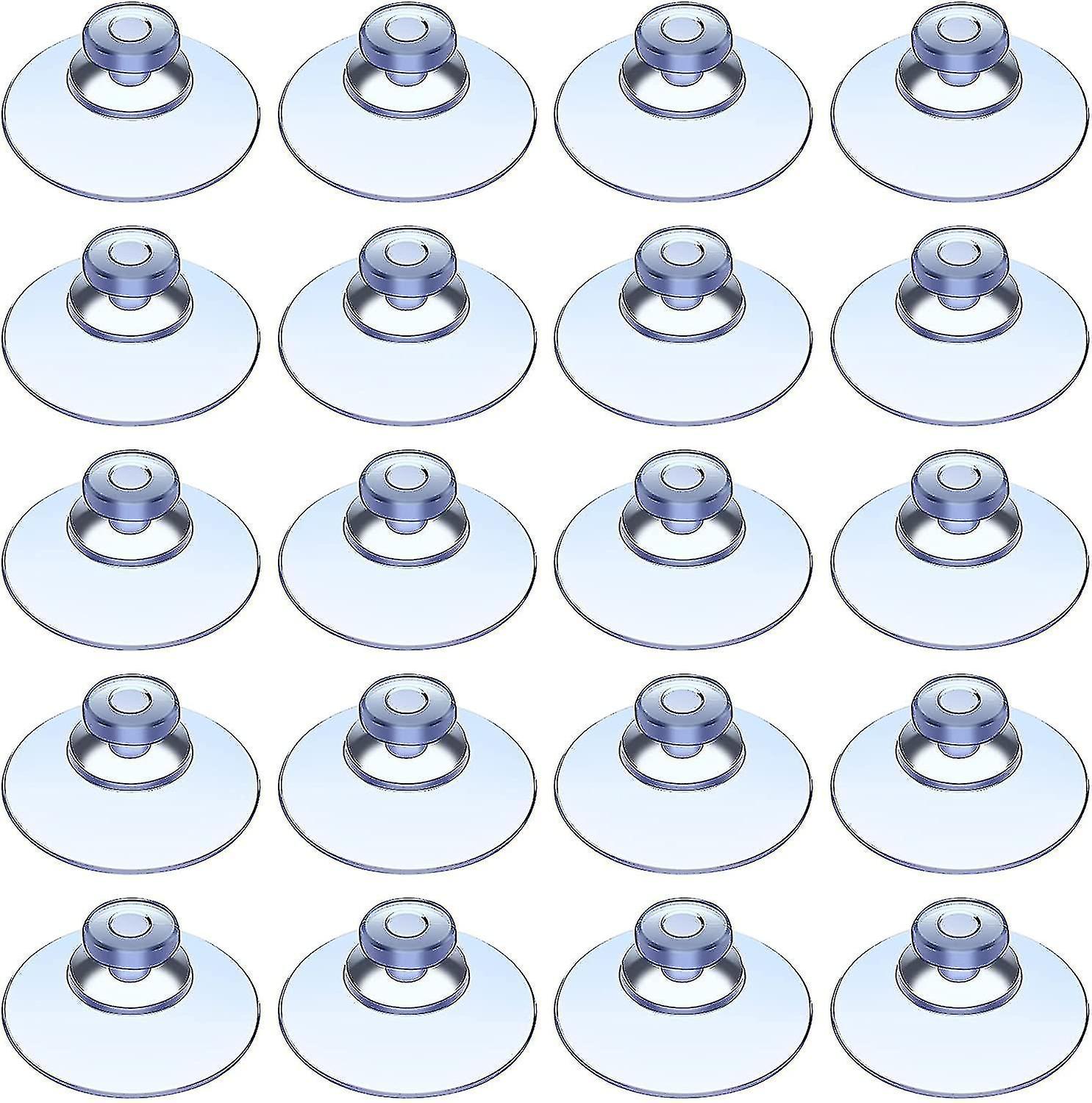 20 Pieces Suction Cups 20 Mm Plastic Sucker Pads Without Hooks For Outdoor