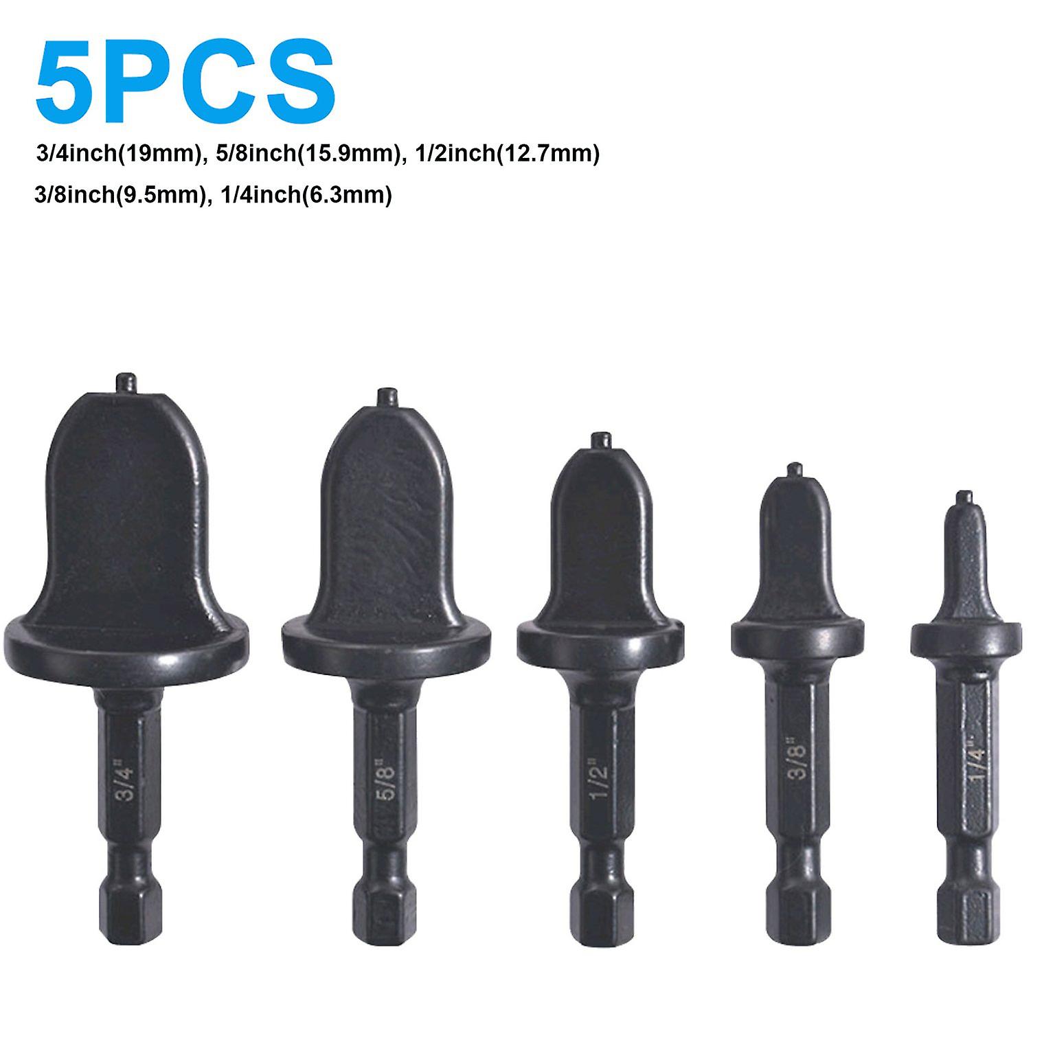 5/6Pcs Air Conditioner Copper Tube Expander Swaging Tool Drill Bits Flaring