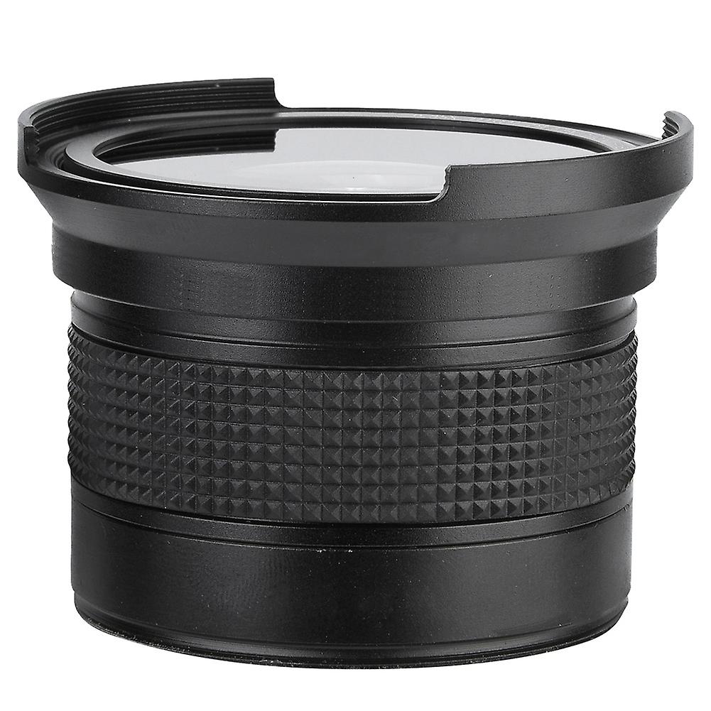 58MM 0.35X Fisheye Super Wide Angle Lens for SLR DSLR Camera Black
