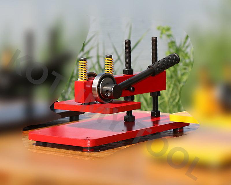Manual Cutting Die Punching Leather Blanking Hine Plastic Rubber Cloth Sample Punch Press