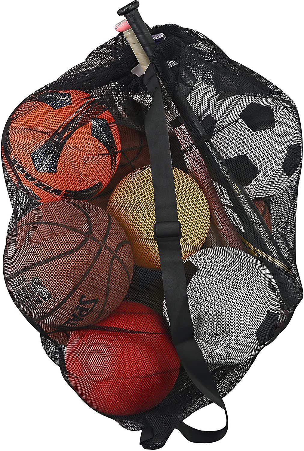 (L)Ball Bag Large Net Mesh Bag for Folding Nylon Net Bag Storage Durable Reusable