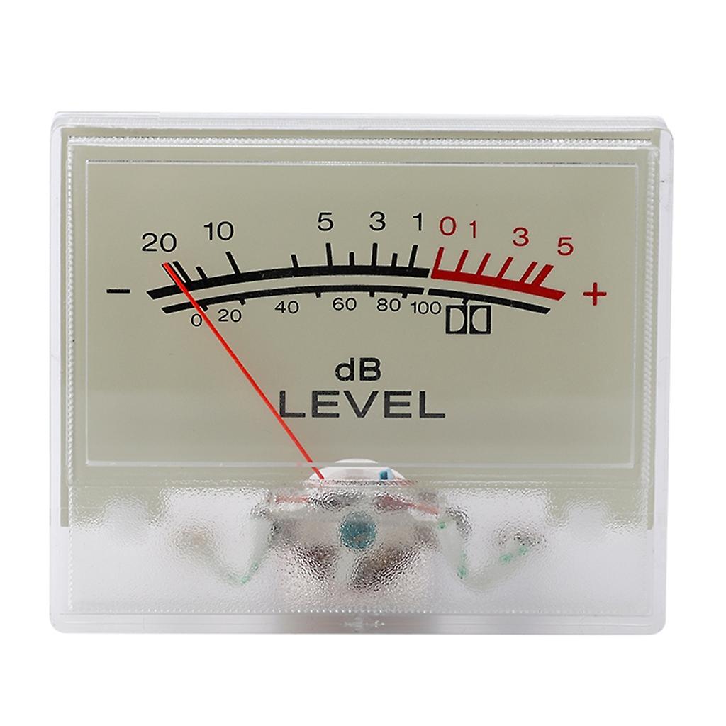 VU Level Meter with Backlight Square VU Tester DB Level Header Power Amplifier