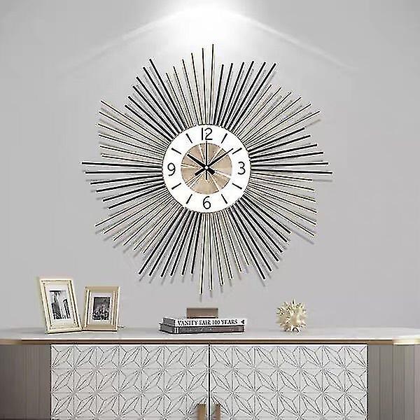Single-sided sun movement large simple minimalist wall clock