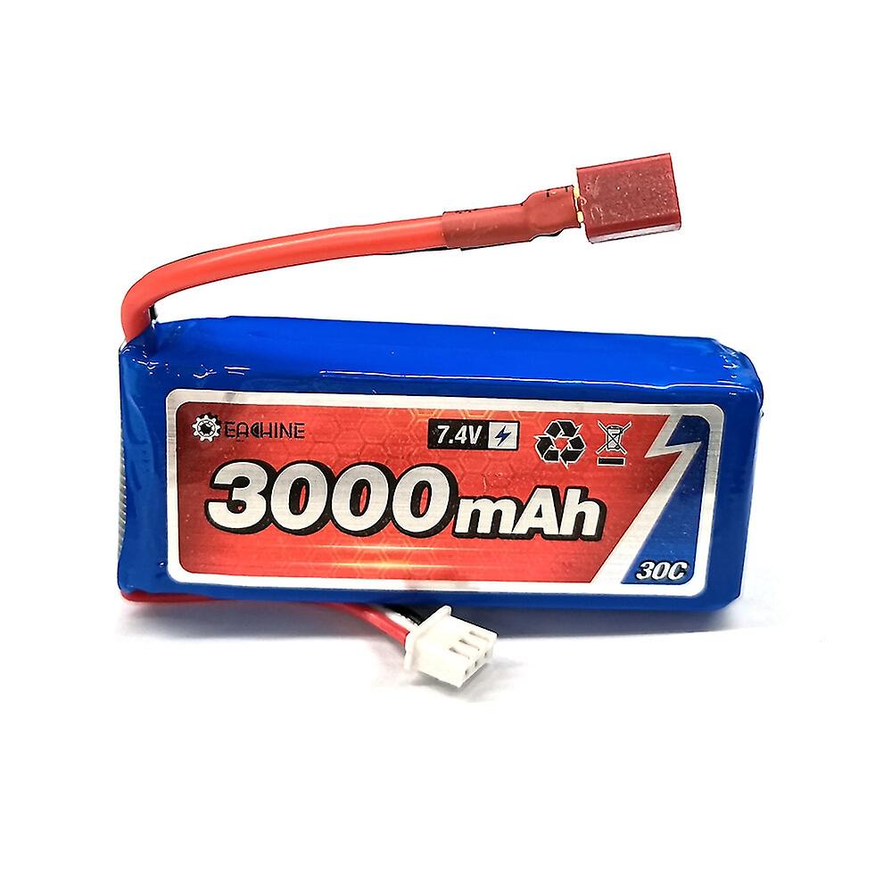 Eachine 7.4V 3000mah RC Car Battery 30C Lipo Battery T Plug For 1/12 Eachine EAT04 Wltoys 12428 1242
