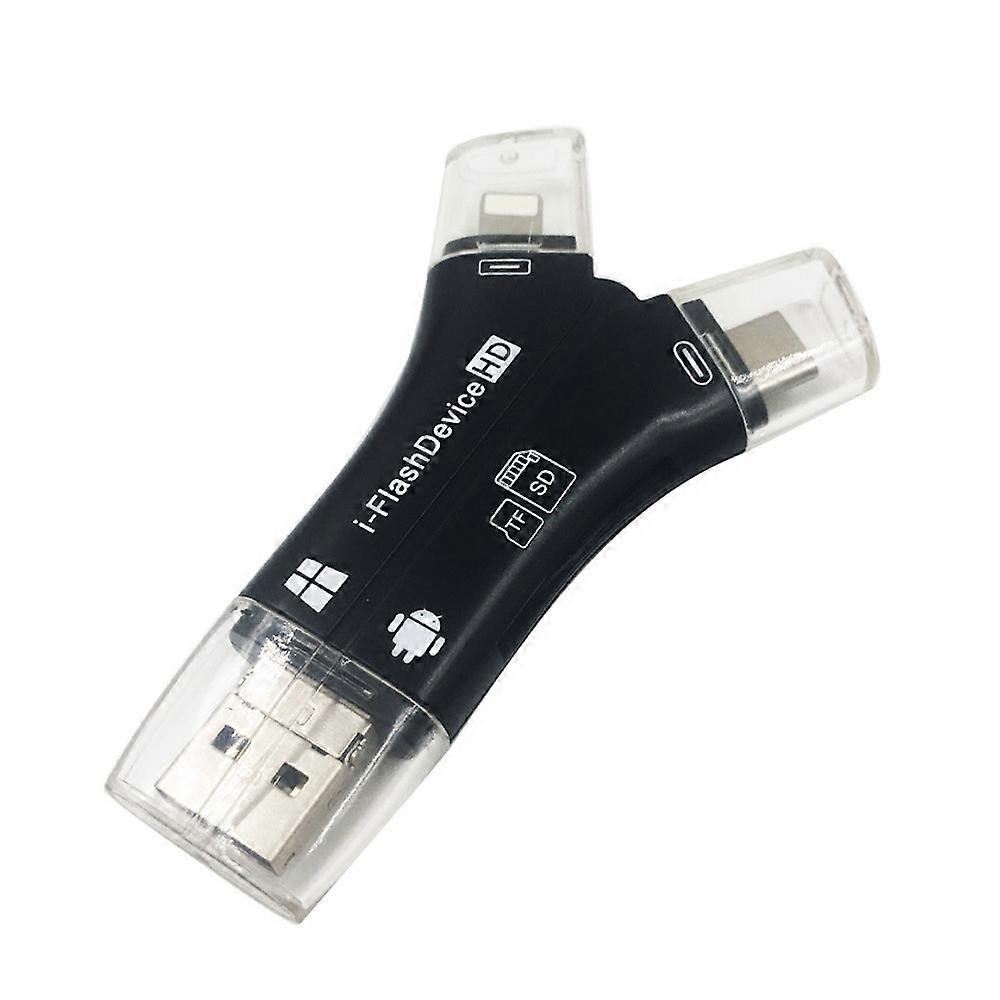 4 In1 Usb I-flash Drive Hd Micro Sd Tf Card Reader For Ipad Iphone Android Pc