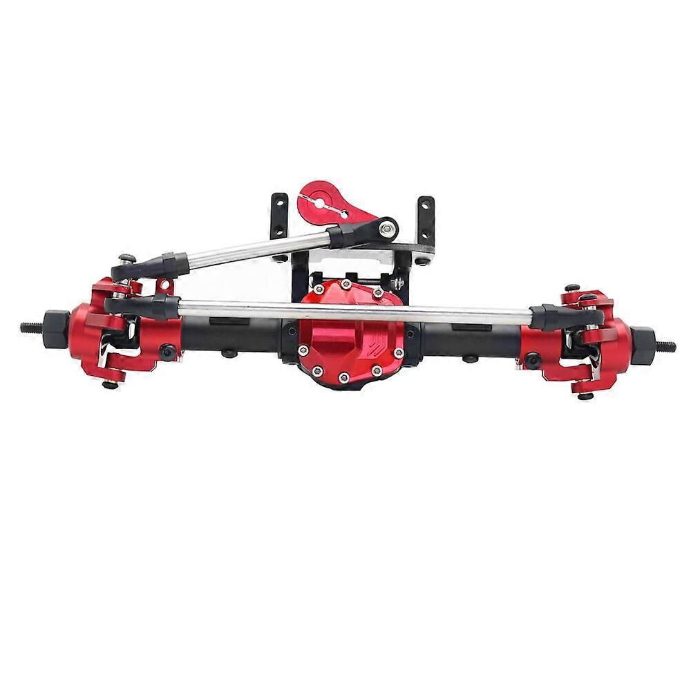 SCX10 II Aluminum Alloy CNC Front Rear Axle Set 30T/8T for 1/10 RC Crawler Axial AR44 90047 90046 AX90060 Builders Kit Upgrade