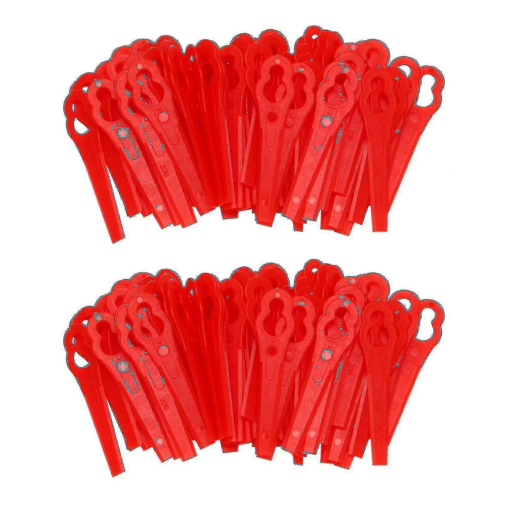 80pcs Sostituzione erba Trimmer Lame Pezzo di ricambio Tosaerba Taglio