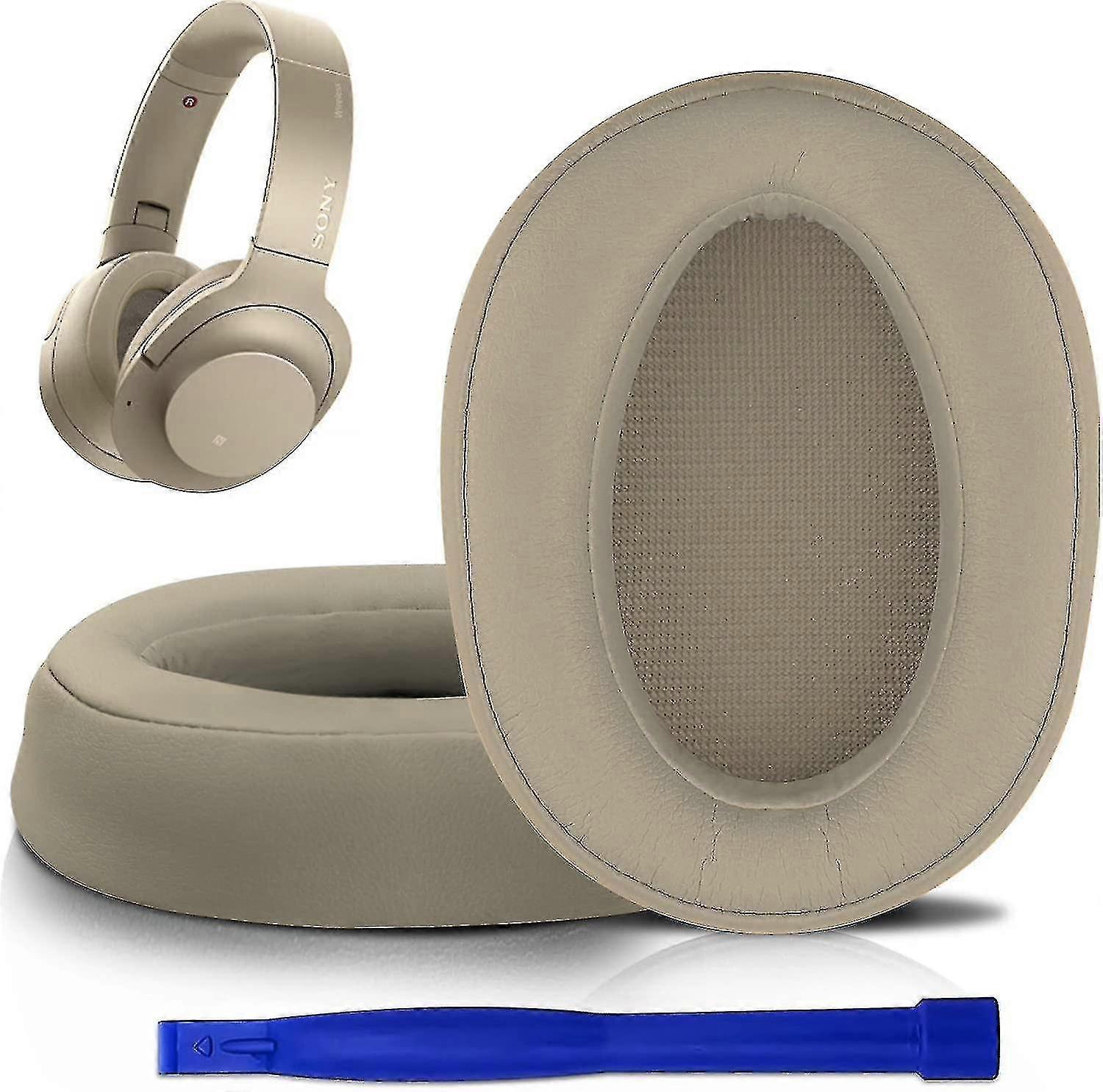 Coussinets d’oreille de remplacement, compatible avec Sony Wh-h900n & Mdr 100abn Noise Canceling Over-ear Headphones