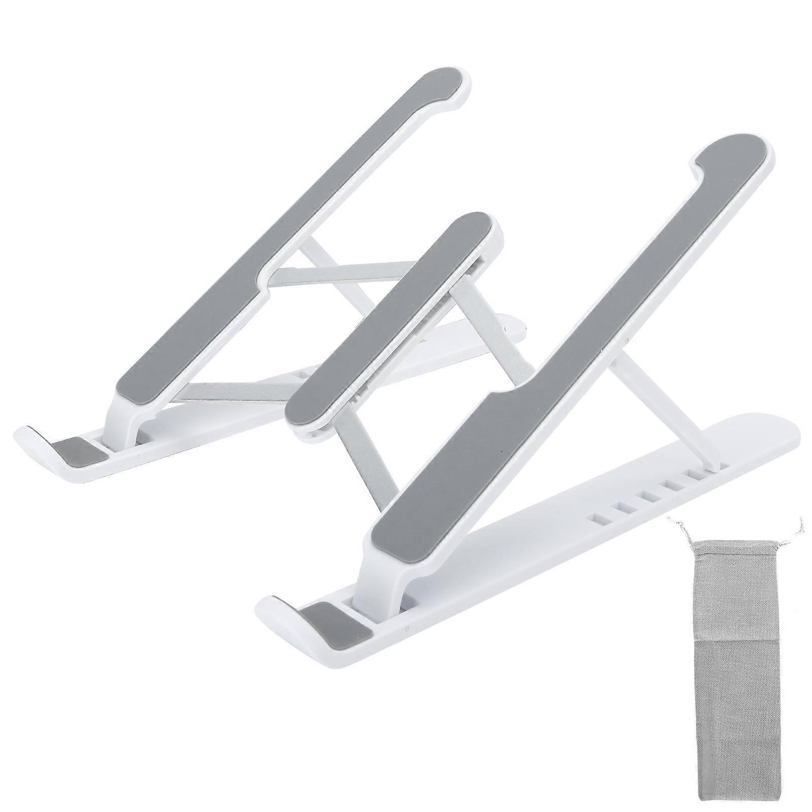Notebook Stand MultiPosition Foldable Bracket 1117in Laptop Cooling Support Base Lift Riser(White )
