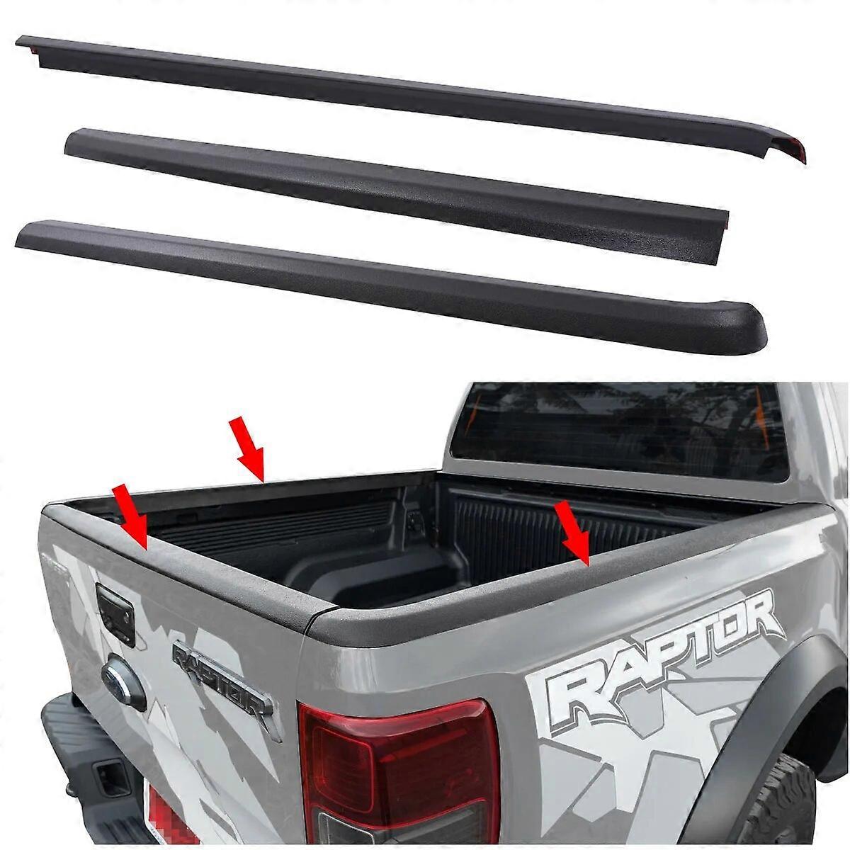 Front Rear Tailgate Cover Protector for Ford Ranger Raptor 2018 2019 2020 2022 2022 Tailgate Moulding Pickup