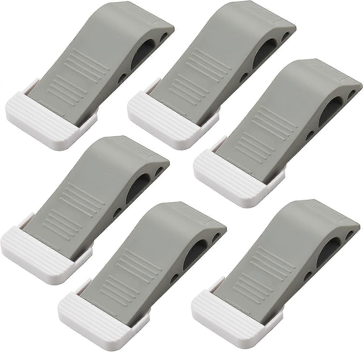 Bouchon de porte butoir de porte en caoutchouc, le sol du bouchon de cale de porte convient aux oprations multi-sols, la scurit de la porte et les blo