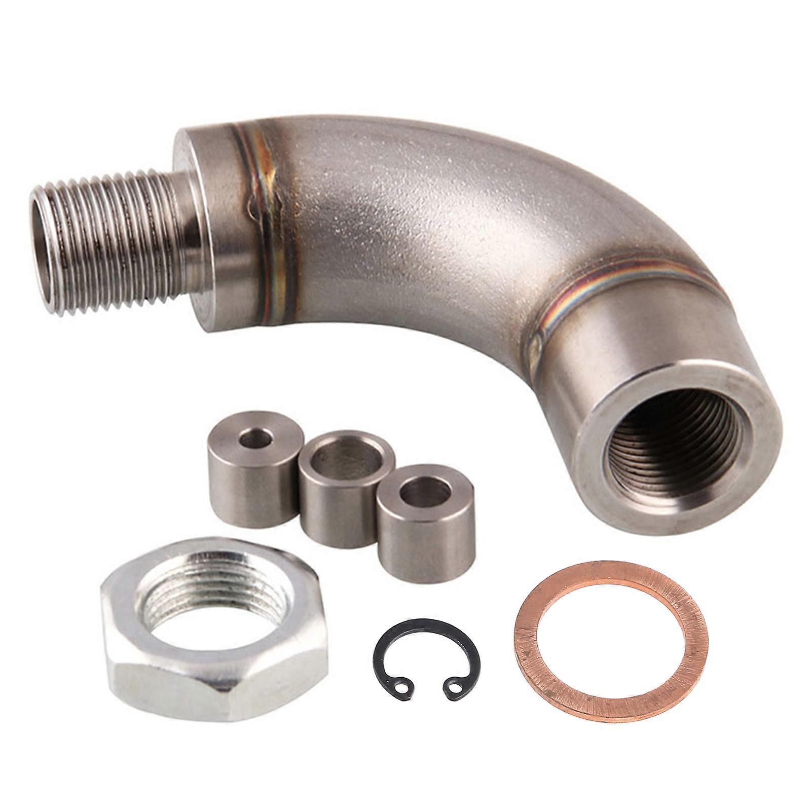  מאריך חיישן חמצן לרכב מתאם מרווח J סגנון חוט ממיר קטליטי