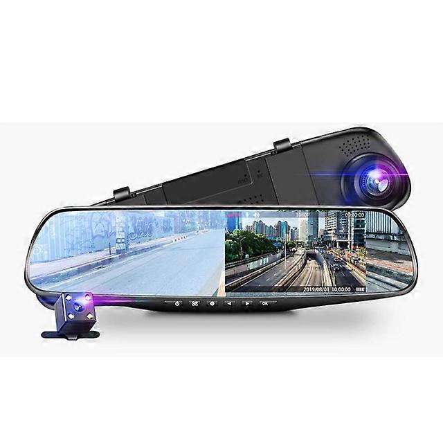 4.3in Car Dvrs Video recorder Dash Cam Full HD 1080P Mirror Cam Car Dvr Camera loop recording motion tracking