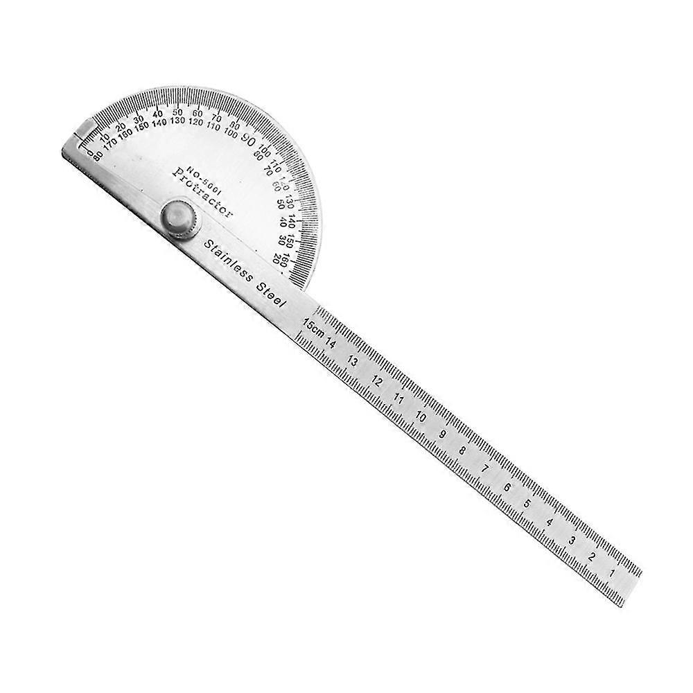 Simple Protractor Protractor Ruler 180 Degree Steel Angle Ruler