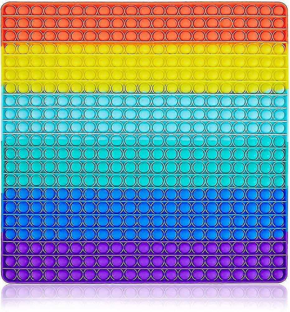441 Plus Grand Énorme Arc-en-ciel Pops It Jouet Sensoriel Super Grand Extra Grand Fidget Géant Mega Popet, Sqaure Popping Poppet 1000 Cadeaux Gigantesques Surdimensionné Pu