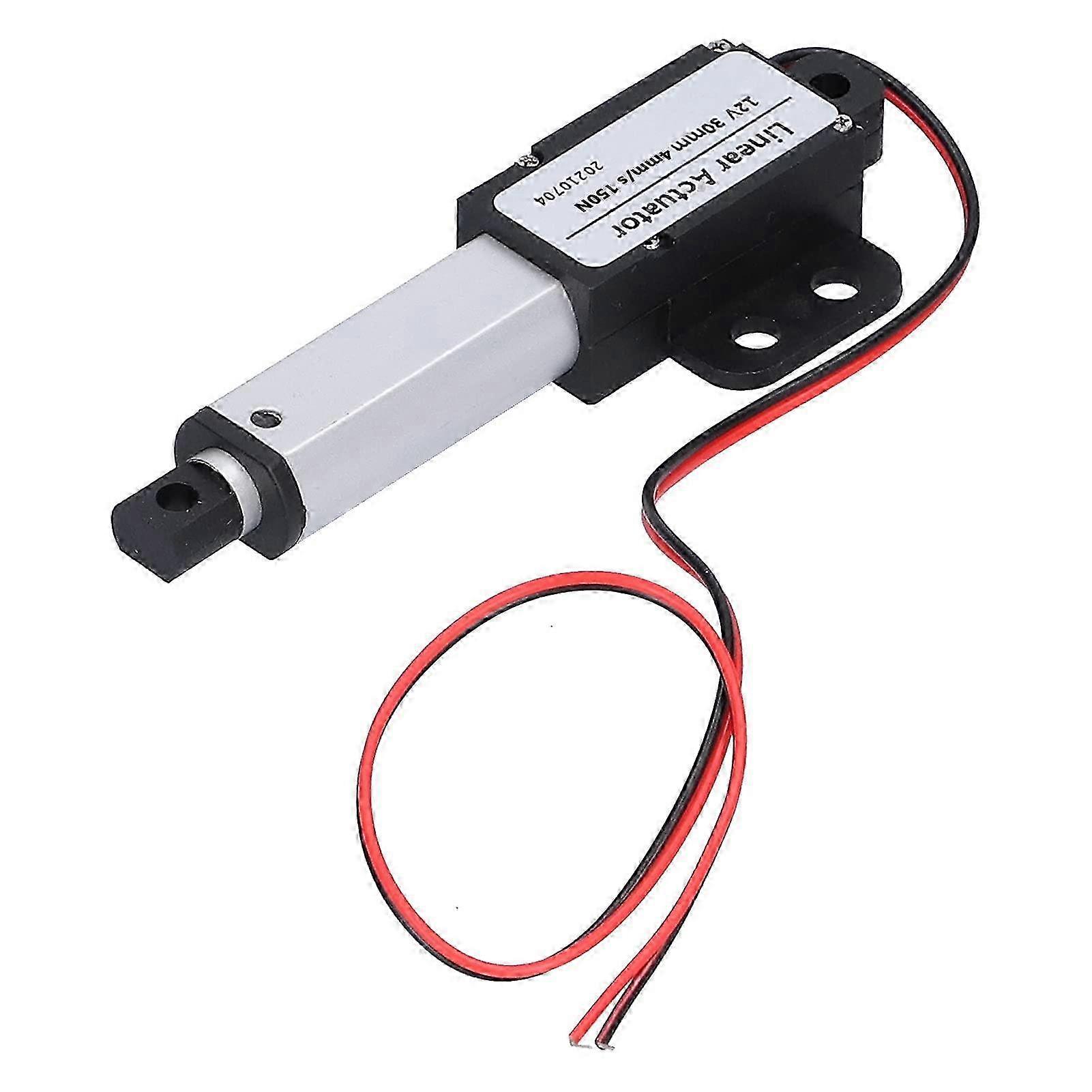 Mini Electric Linear Actuator, DC 12V Speed 1.97" Waterproof Motion Actuator for Intelligent Range Hood, Cabinets, Window Opener, Robotics, Home Autom