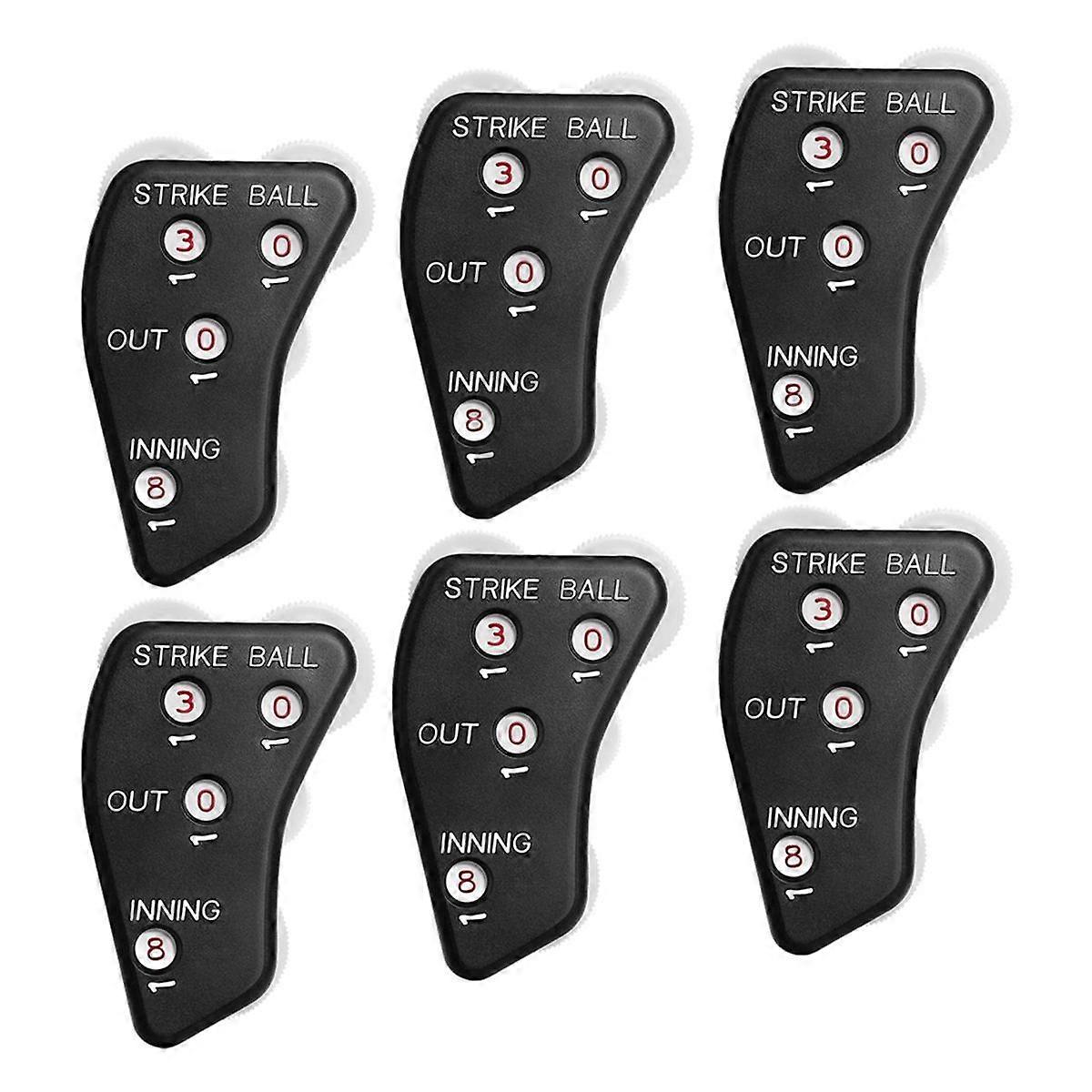 Clicker pentru arbitru de baseball cu 4 roți - Indicator de viteză pentru arbitru - Clicker practic pentru contor de baseball pentru Scorek