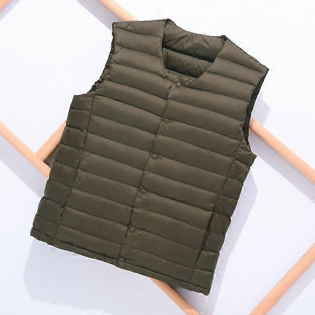 NewBang 7XL Plus Size 90 White Down Vest Men Ultra Light Down Vest Portable V-neck Sleeveless Coat Man Winter Warm Liner